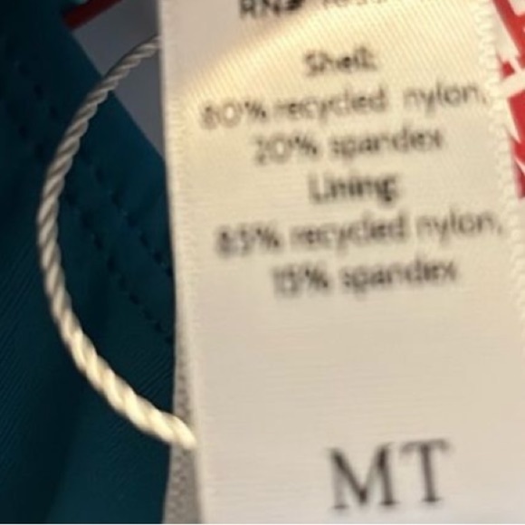 Andie The Malibu One Piece LT Swimsuit Baltic Blue size M Tall NWT long torso - Picture 6 of 6